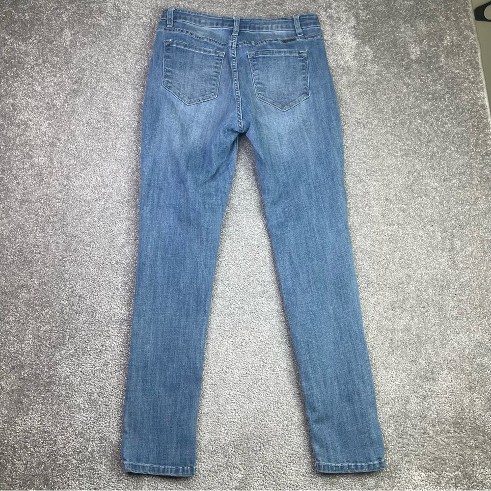 KanCan Jeans Women's 11/29 Blue Skinny High Rise Light Wash Denim Stretch - Picture 4 of 13